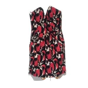 Snap Sweetheart Neck Summer Mini Strapless Dress Vintage Y2K Mini 90s Size 9